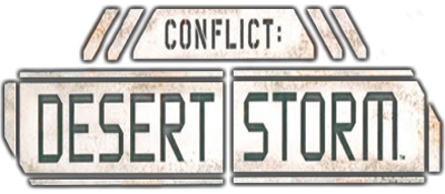 Conflict Desert Storm title screen for Playstation 2